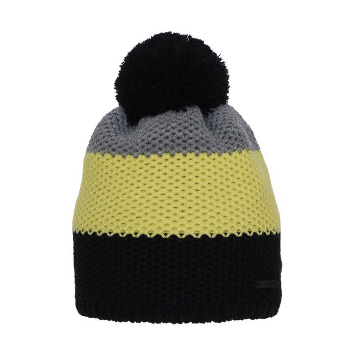 Boy's winter hat black Rodeo with pompom