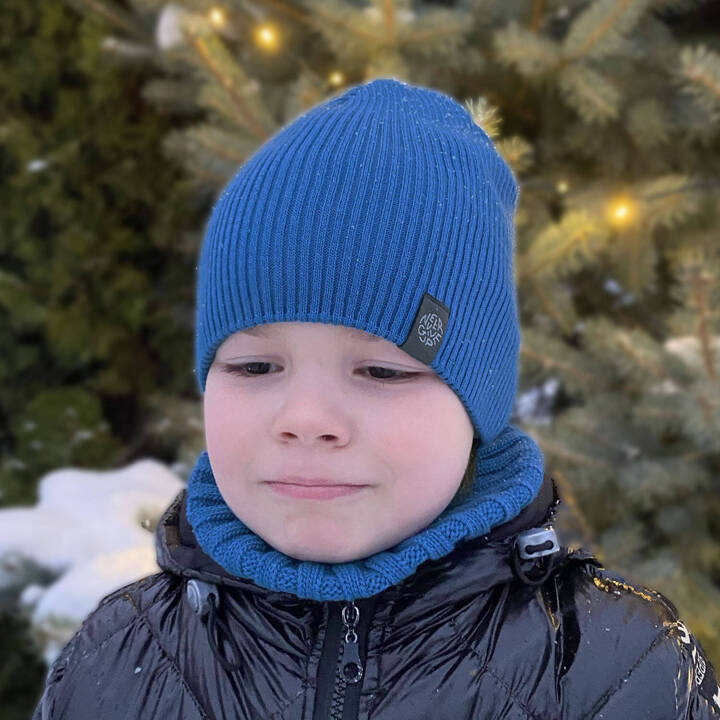 Boy's winter hat blue Imbir