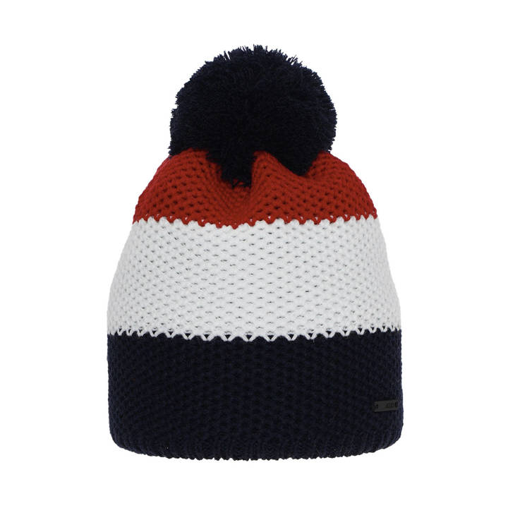 Boy's winter hat navy blue Rodeo with pompom