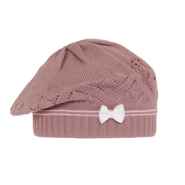 Girl's spring/ autumn beret pink Bibi