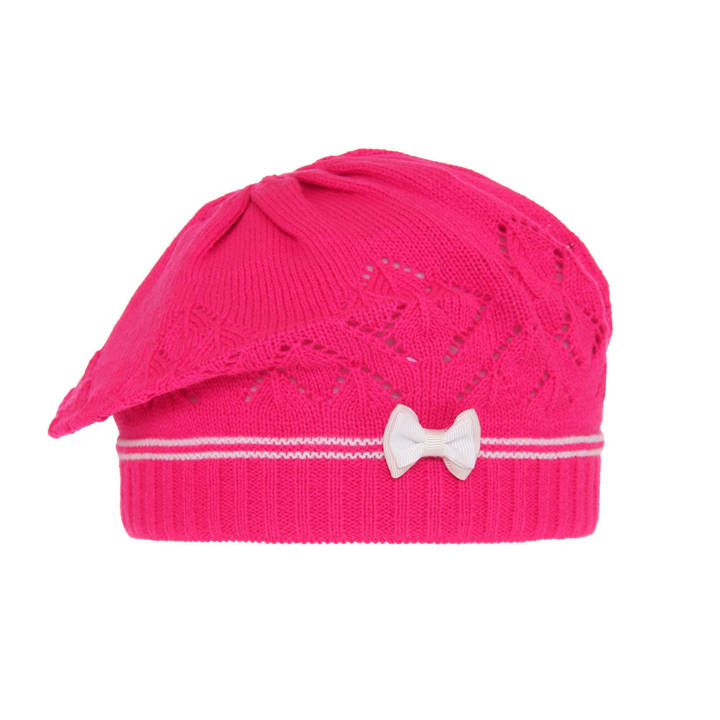 Girl's spring/ autumn beret pink Bibi