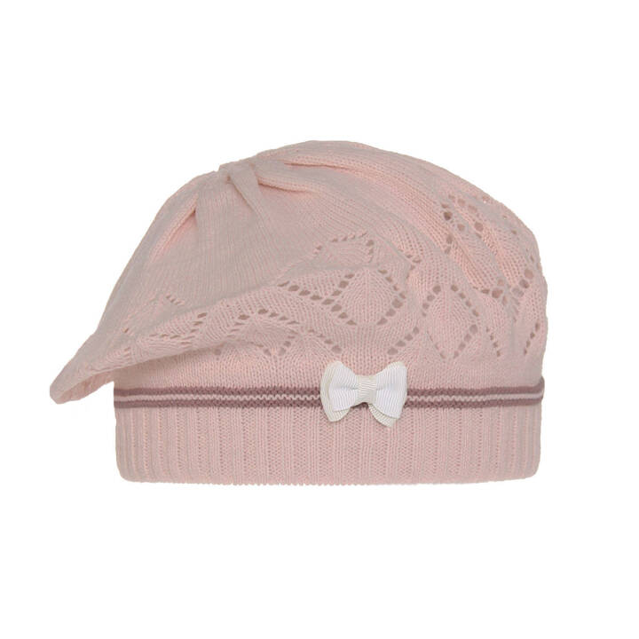 Girl's spring/ autumn beret pink Bibi