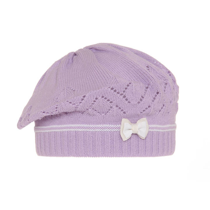 Girl's spring/ autumn beret violet Bibi