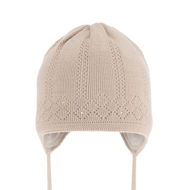 Girl's spring/ autumn hat beige Antila