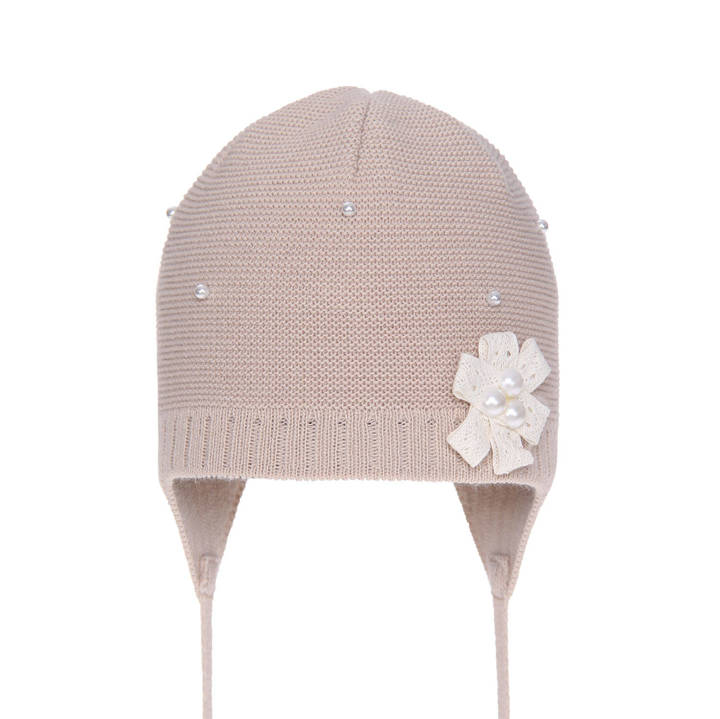 Girl's spring/ autumn hat beige Ninka