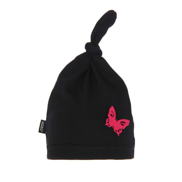 Girl's spring/ autumn hat black Lupi