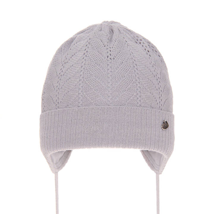 Girl's spring/ autumn hat grey Eliana with ears