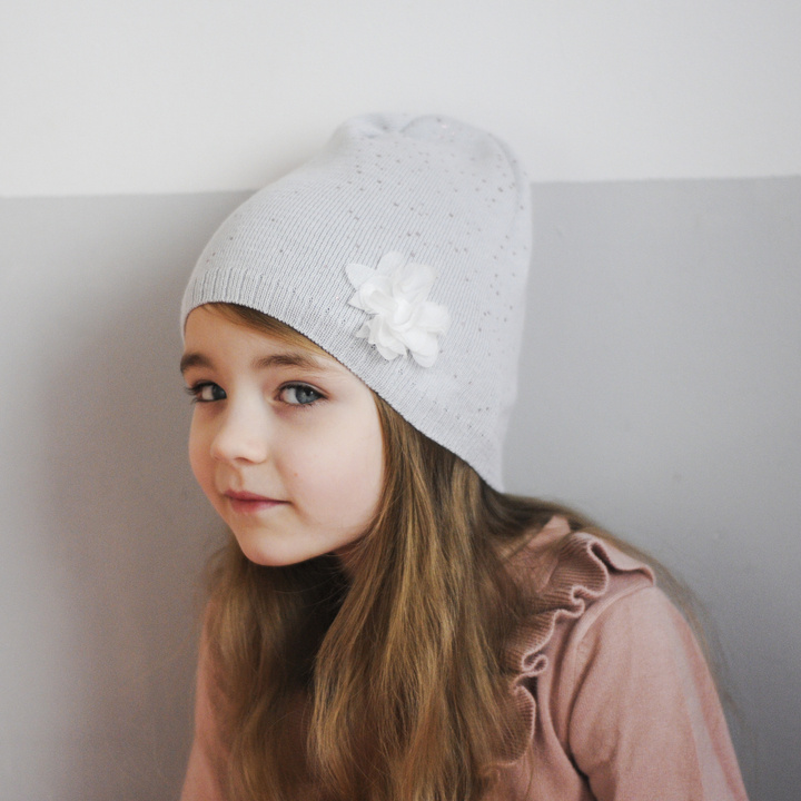 Girl's spring/ autumn hat grey Feria