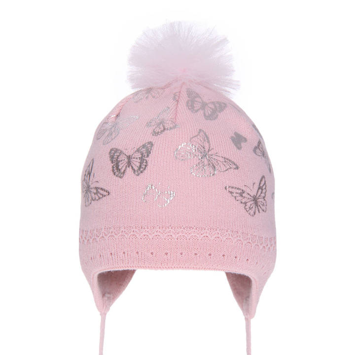 Girl's spring/ autumn hat pink Delfina