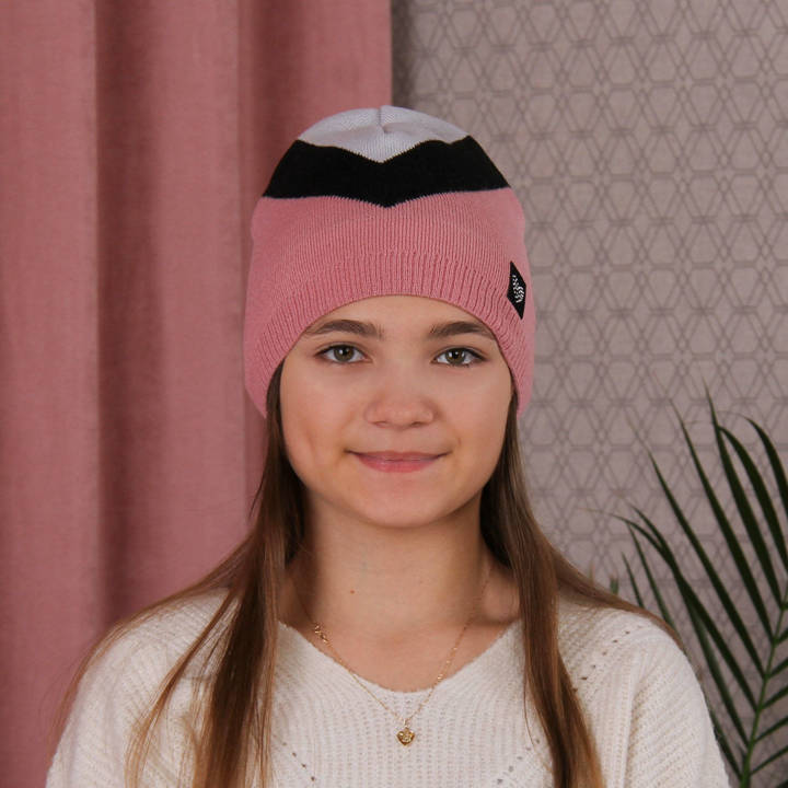 Girl's spring/ autumn hat pink Dilia