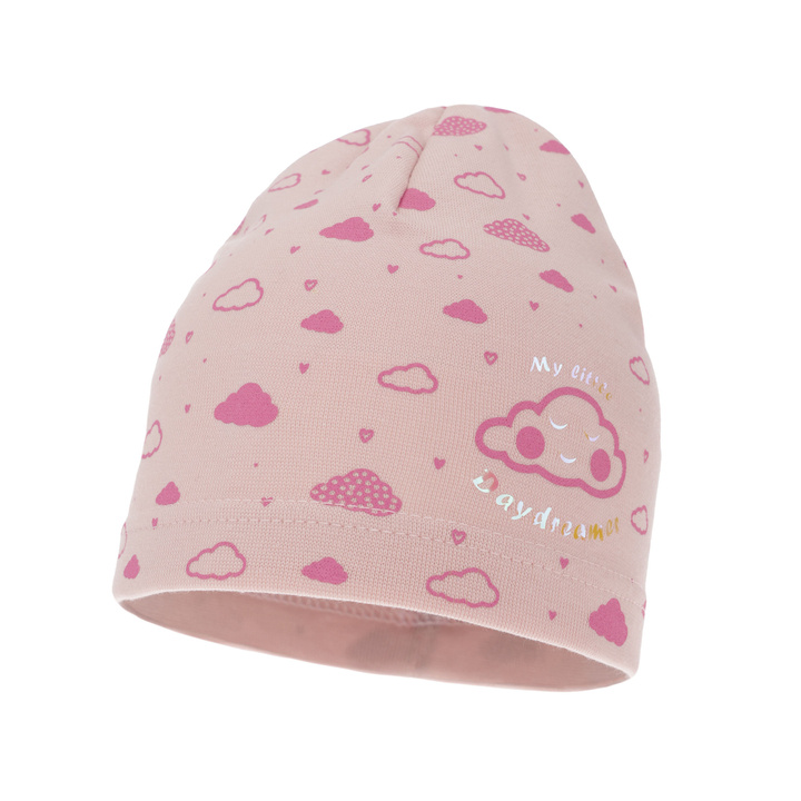 Girl's spring/ autumn hat pink Klaudyna