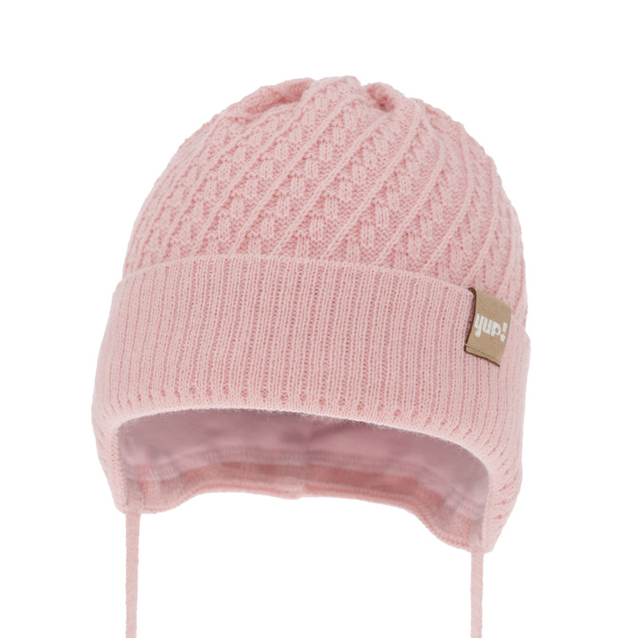 Girl's spring/ autumn hat pink with ears Dafia