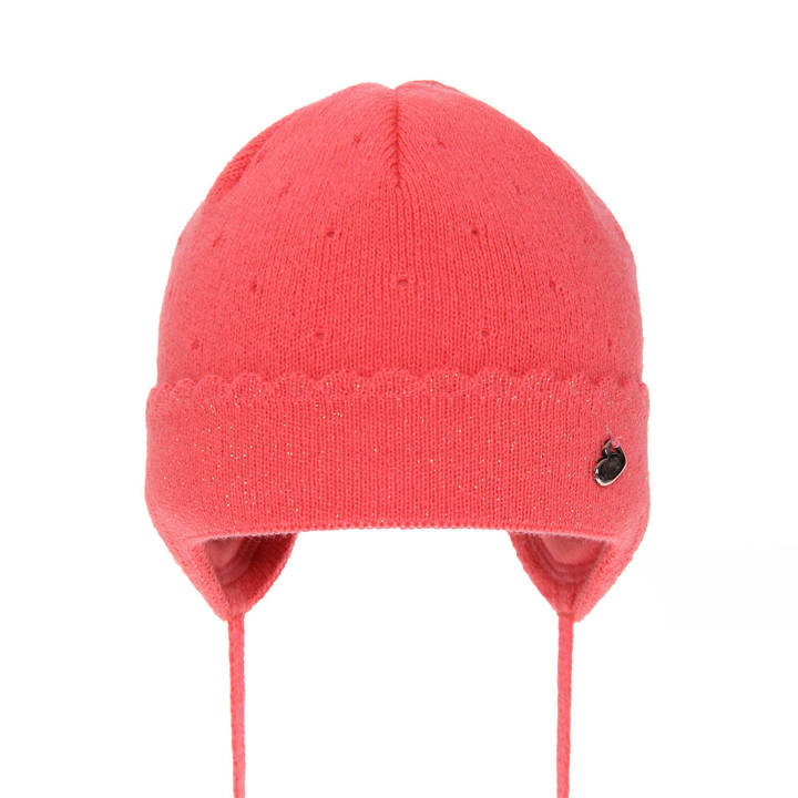 Girl's spring/ autumn hat red Walia with ears