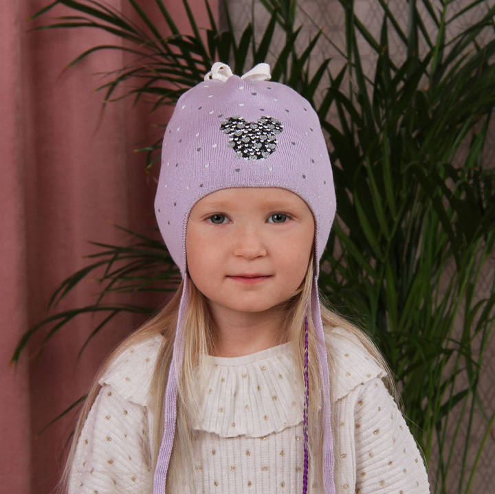Girl's spring/ autumn hat violet Ryza