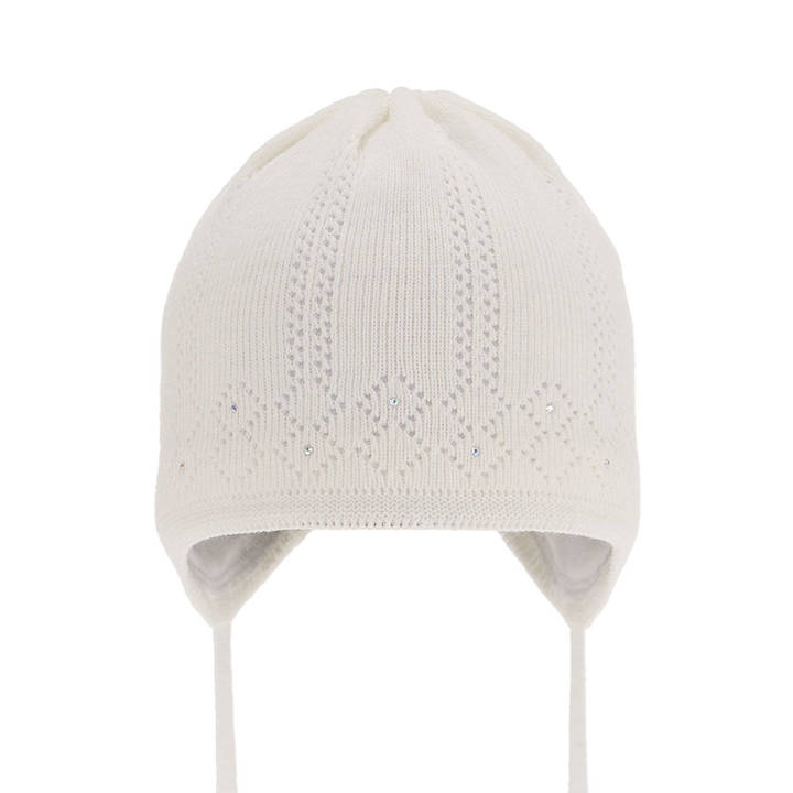 Girl's spring/ autumn hat white Antila