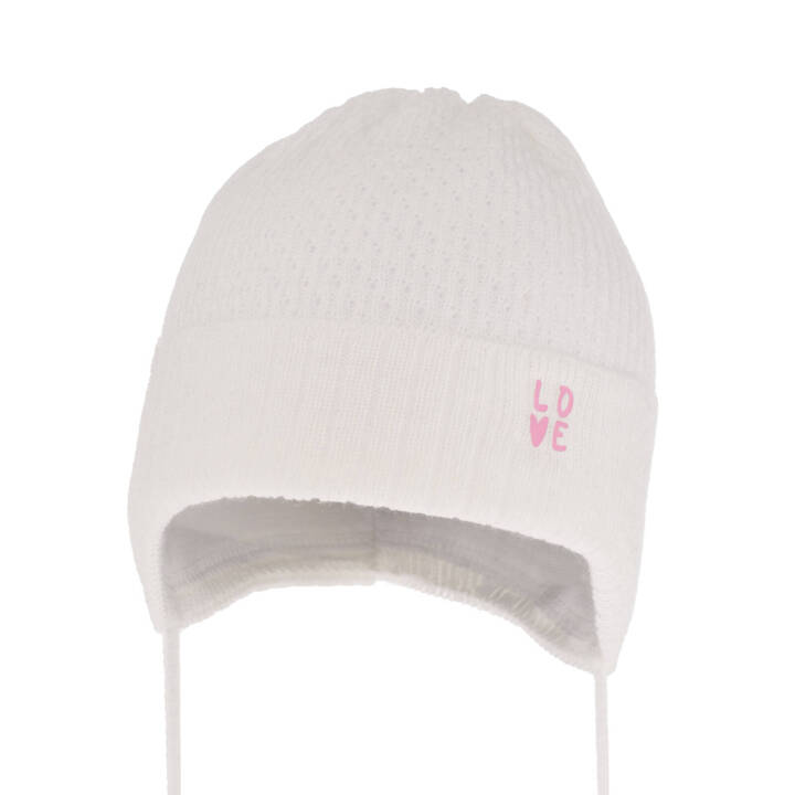 Girl's spring/ autumn hat white Camilla