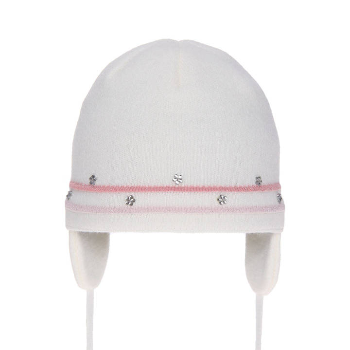 Girl's spring/ autumn hat white Cyra