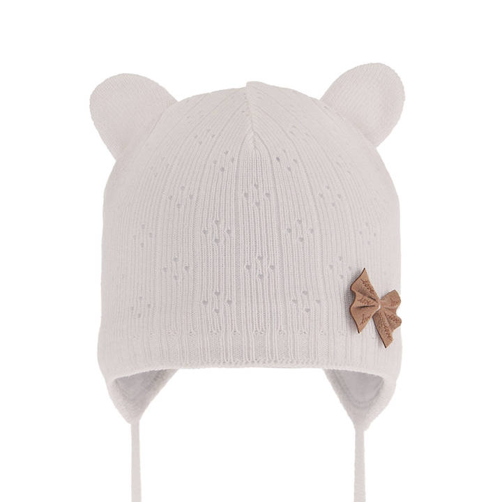 Girl's spring/ autumn hat white Lotta