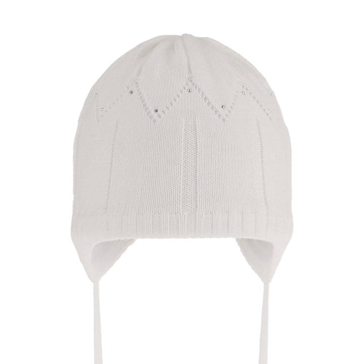 Girl's spring/ autumn hat white Mercja