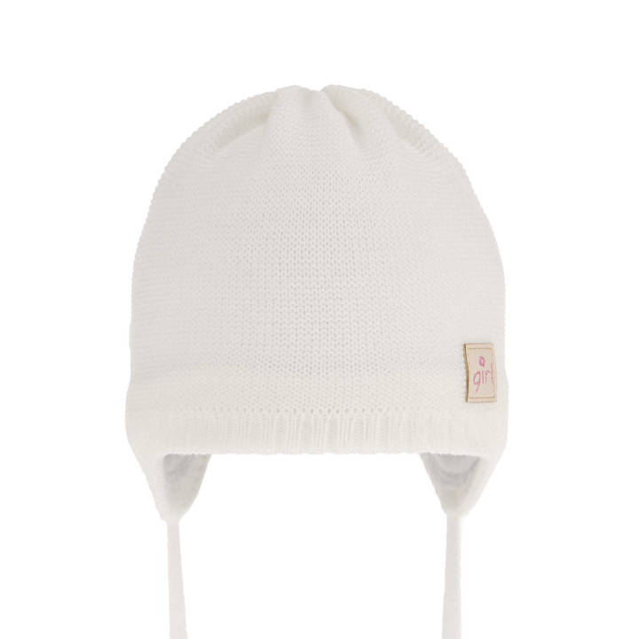 Girl's spring/ autumn hat white Suzana