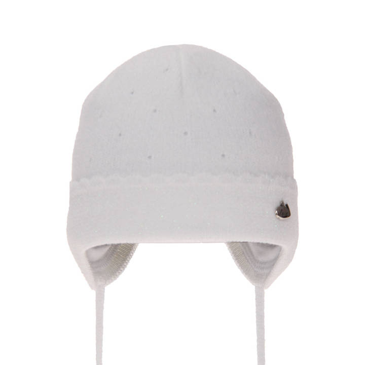 Girl's spring/ autumn hat white Walia with ears