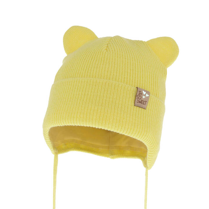 Girl's spring/ autumn hat yellow Noemi