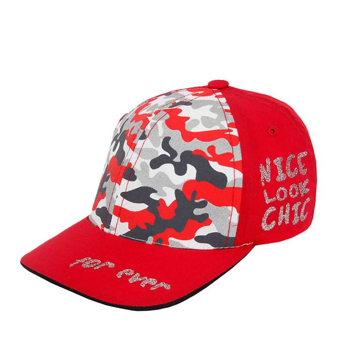 Girl's summer cap red Moro