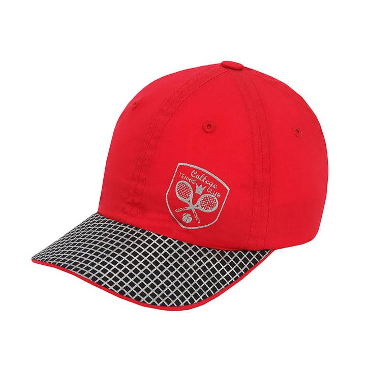 Girl's summer cap red Tennis