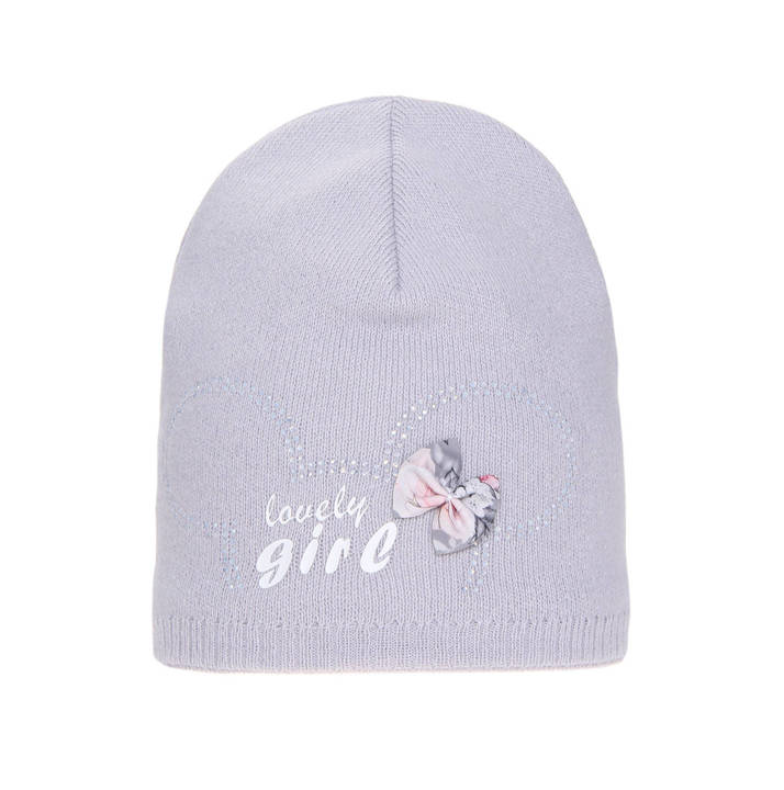 Girl's winter/ autumn hat grey Agnes