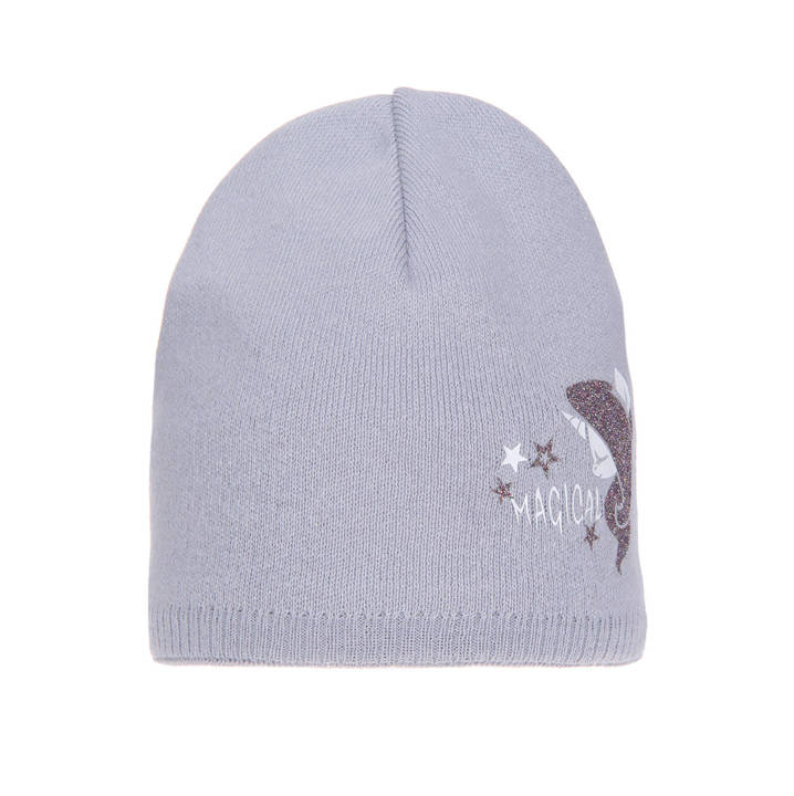 Girl's winter/ autumn hat grey Magical