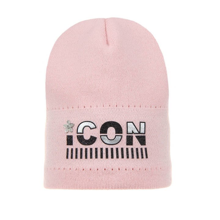 Girl's winter/ autumn hat pink Frezja