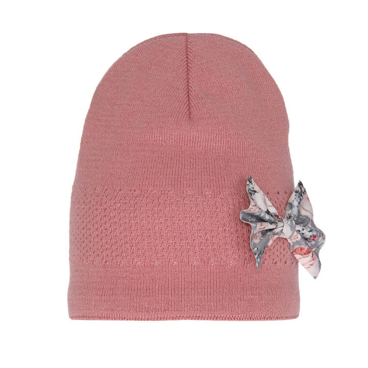 Girl's winter/ autumn hat pink Kleo