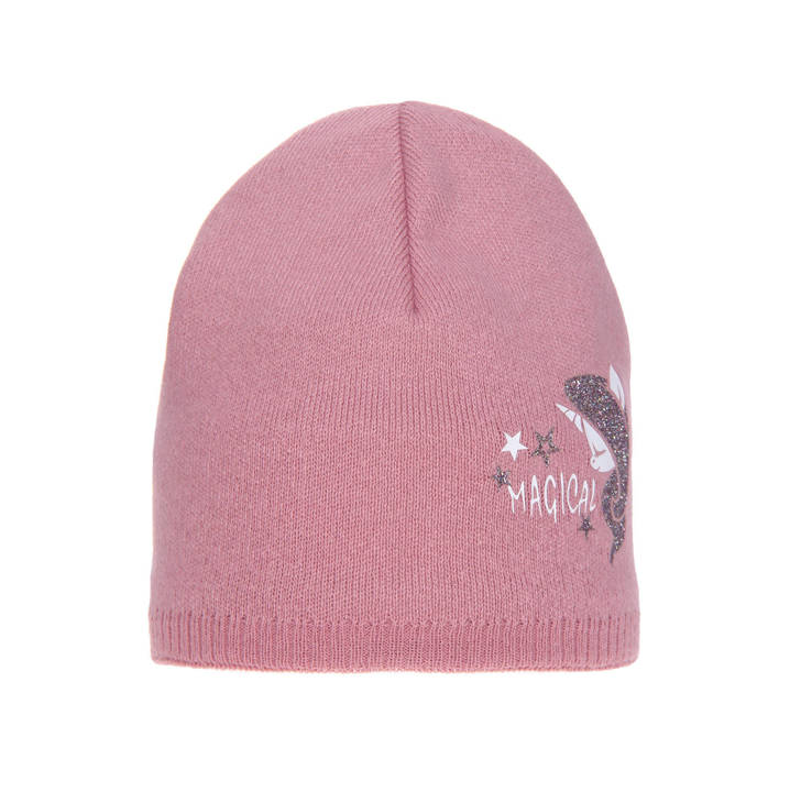 Girl's winter/ autumn hat pink Magical