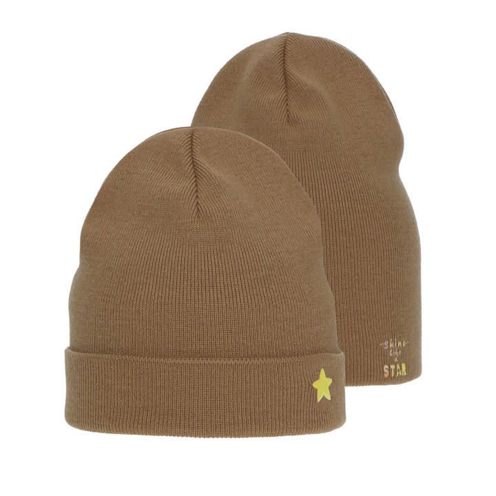 Girl's winter hat camel Estrela