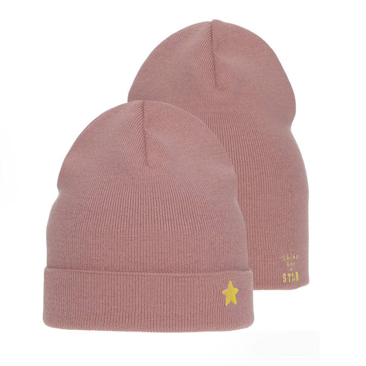 Girl's winter hat pink Estrela