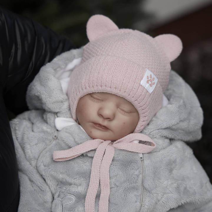 Girl's winter hat pink Lala