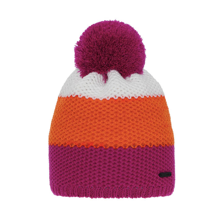 Girl's winter hat pink Naruto with pompom