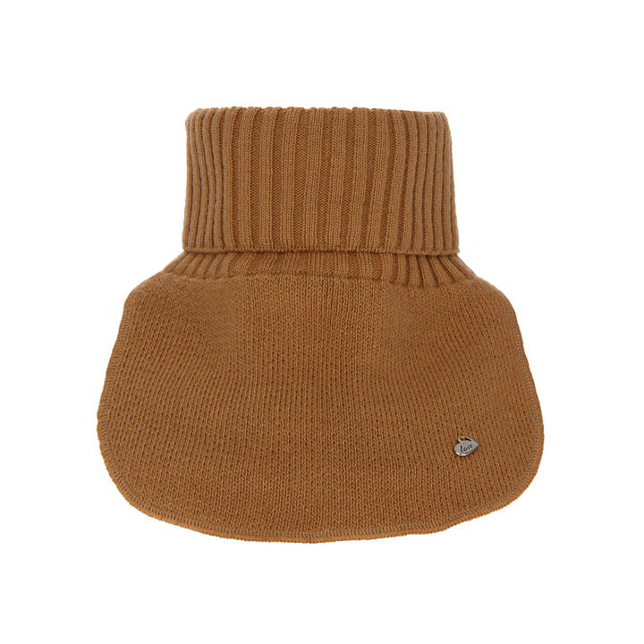 Girl's winter tube scarf camel Pixi