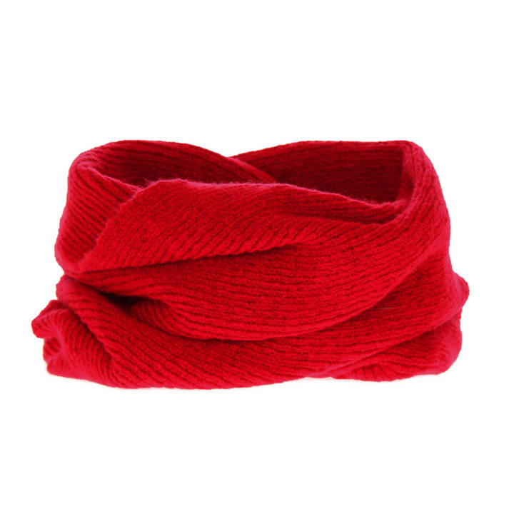 Girl's winter tube scarf red Izera