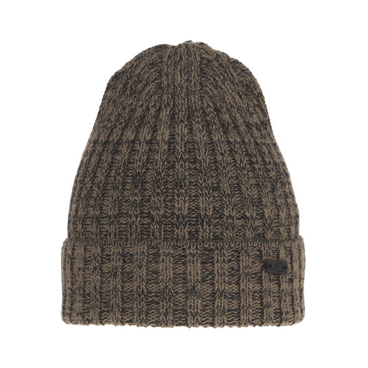 Men's winter hat beige merino wool Timon