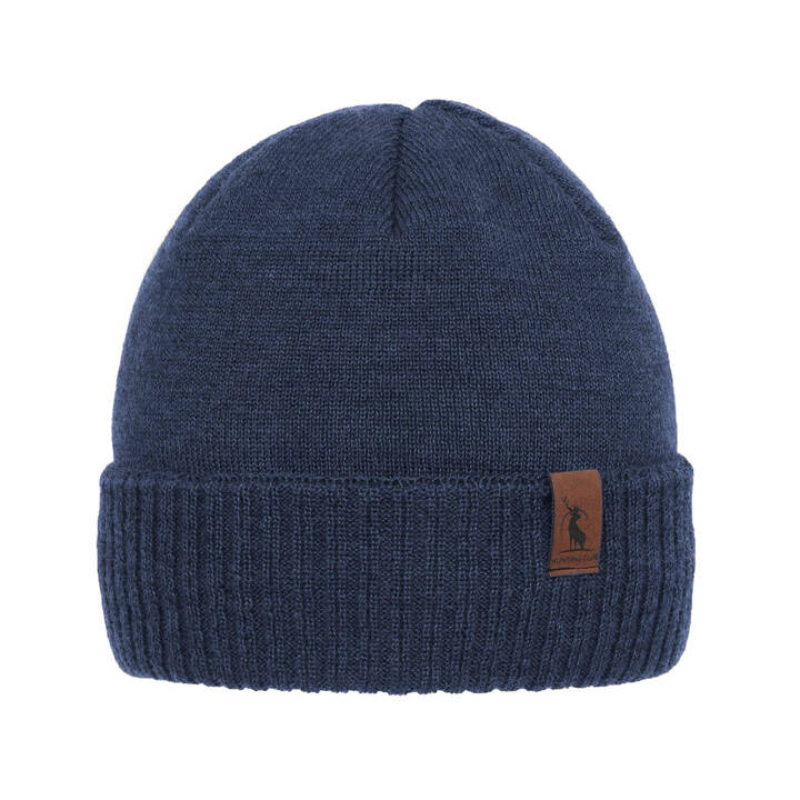 Men's winter hat - blue merino wool Hogan