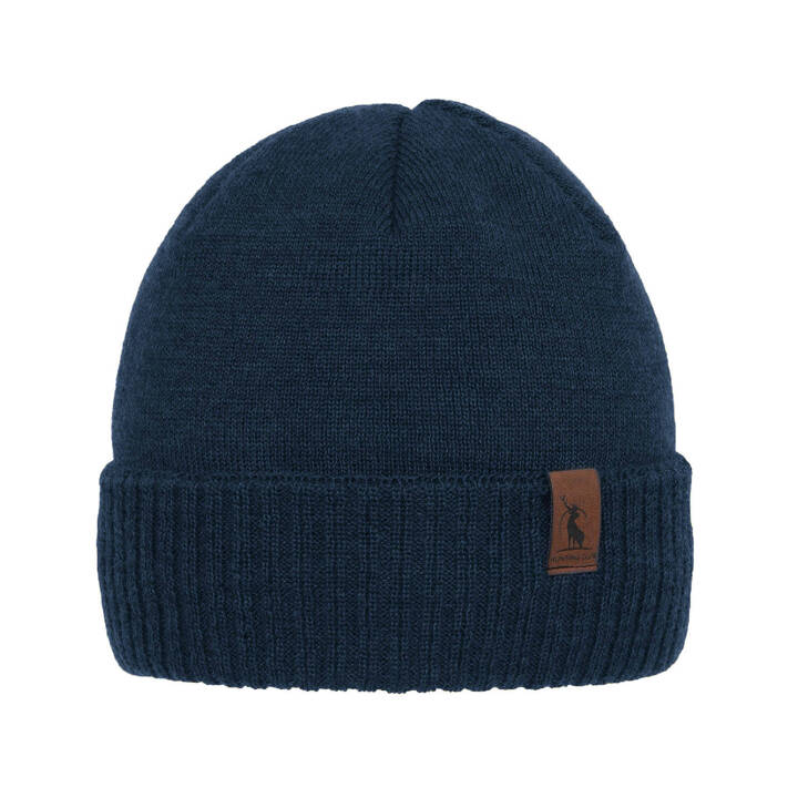 Men's winter hat - blue merino wool Hogan