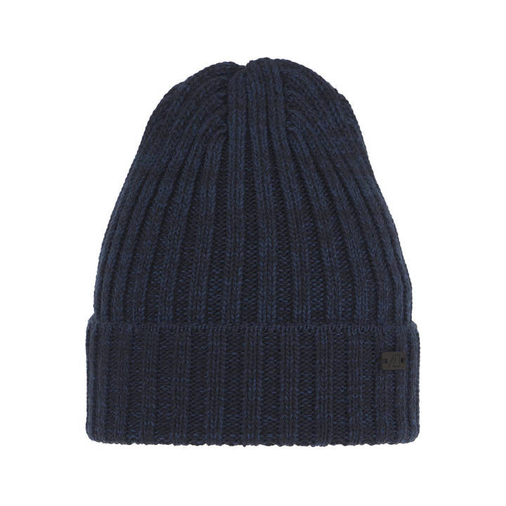 Men's winter hat - blue merino wool Timon