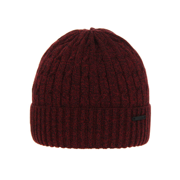 Men's winter hat burgund Mishel