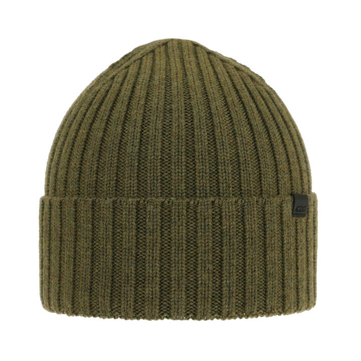 Men's winter hat green Nathan 100% Extra Fine Merino Wool			