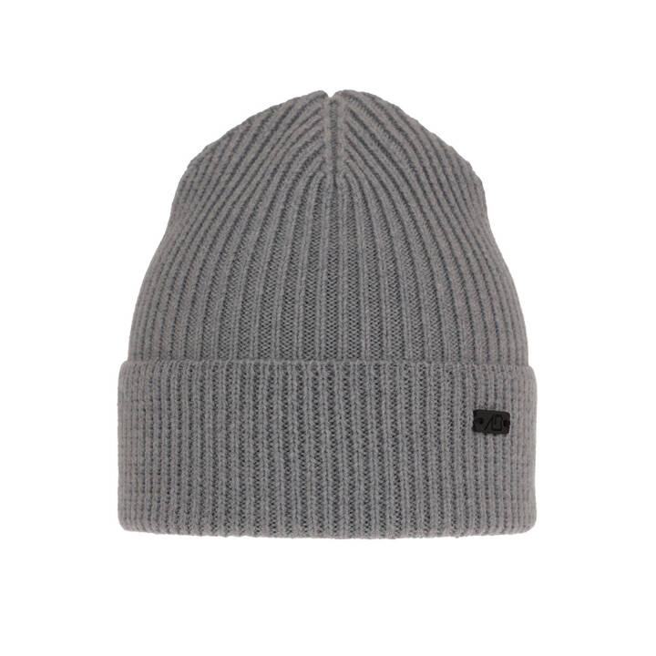 Men's winter hat grey Owen 100% Extra Fine Merino Wool			