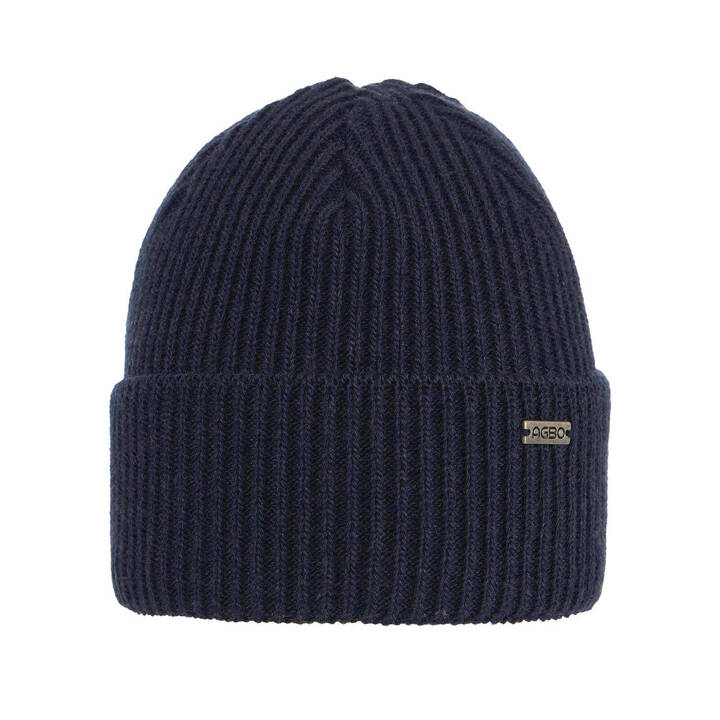 Men's winter hat navy blue Alkazar