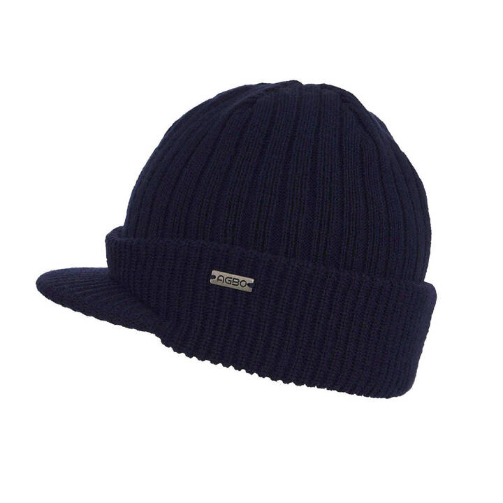 Men's winter hat navy blue Taker