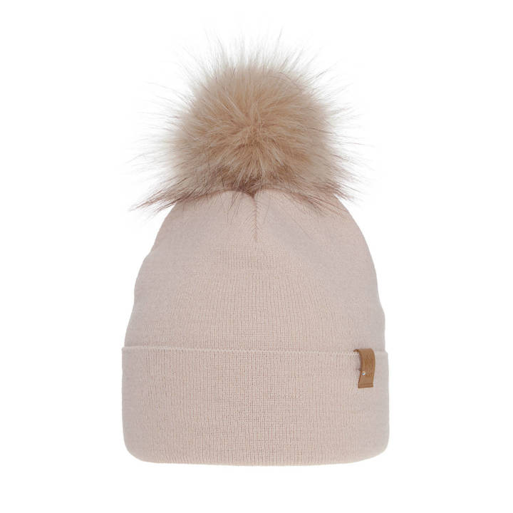 Woman's winter hat beige Kalia