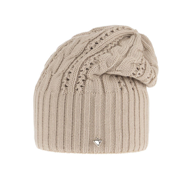 Woman's winter hat beige Sarysa